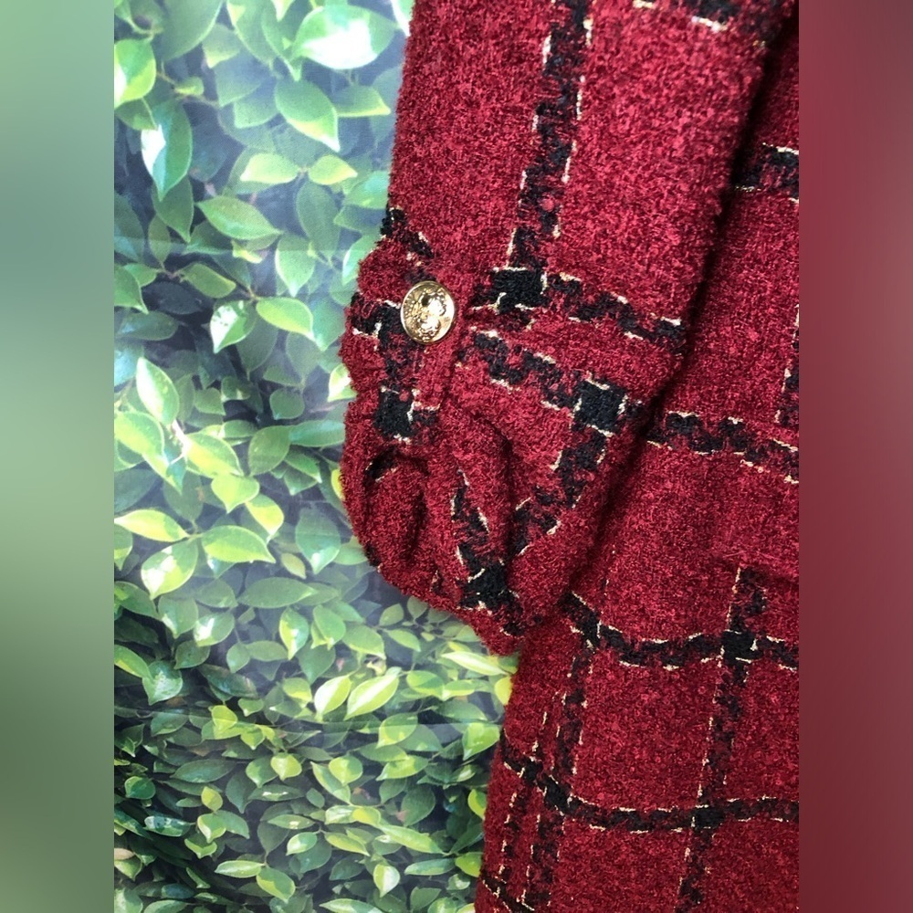 Alexia Admor Elegant Red Plaid Dress - Picture 10 of 16